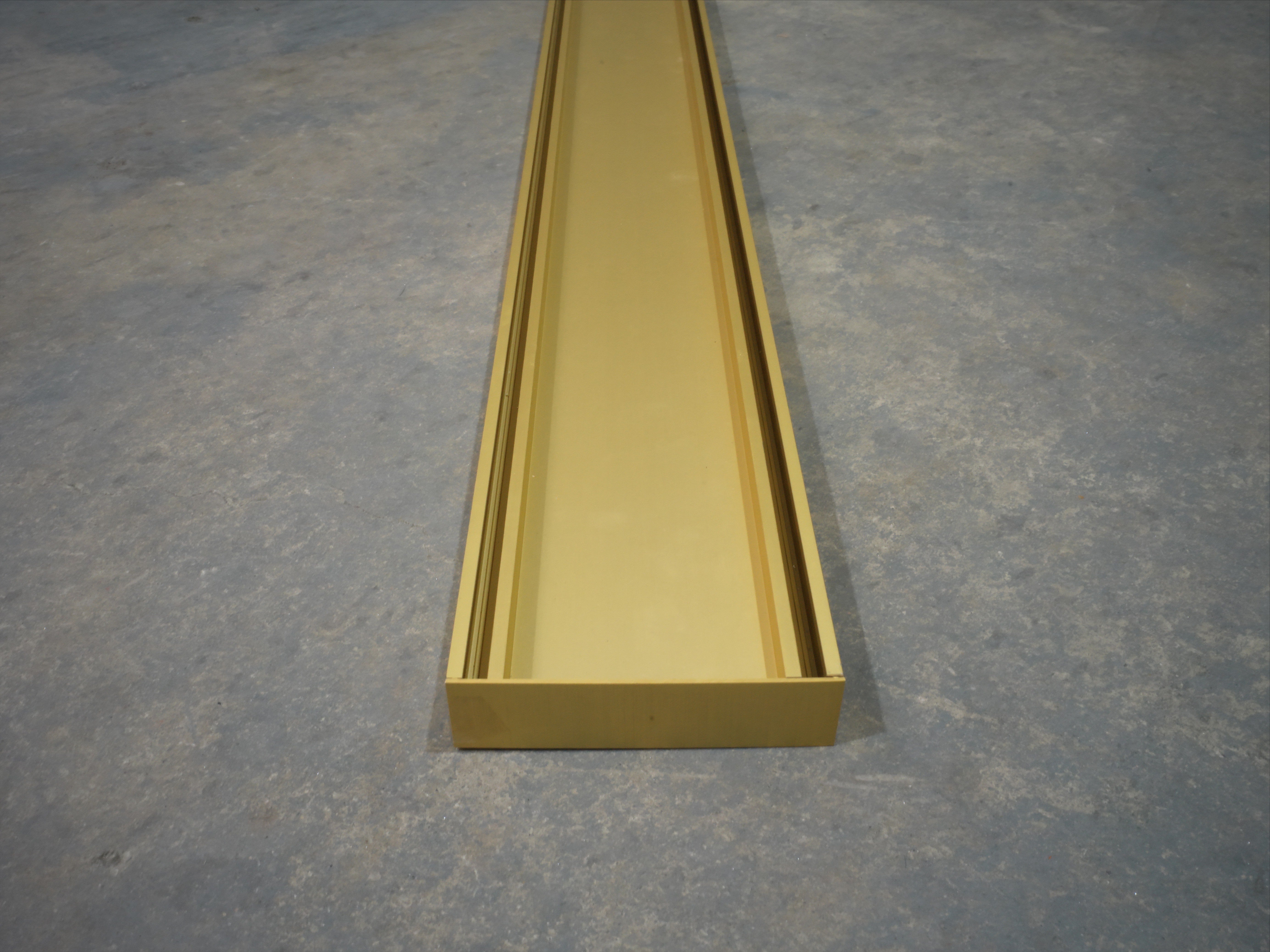 Brushed Brass Gold Tile Insert DIY Aluminium Grate Kit - Image 3